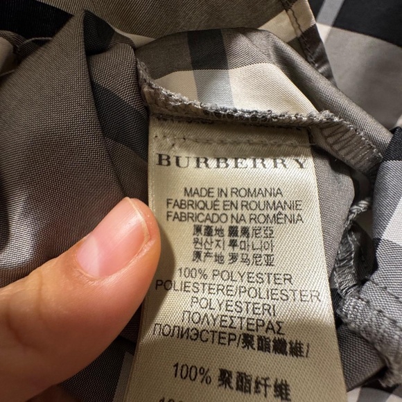 Burberry London Check Button Up Shirt (Size 10) - Picture 7 of 7